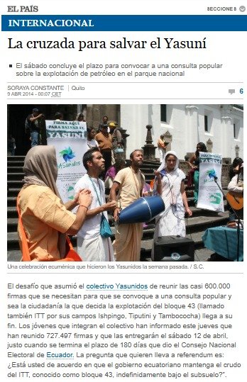 ElPais Yasuni Manuel Bayon