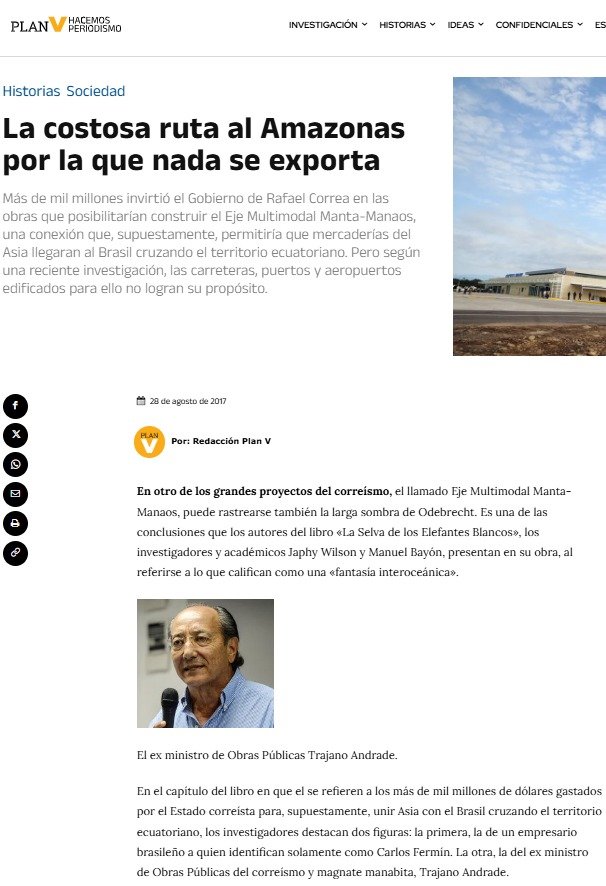 Plan V Manta Manaos
